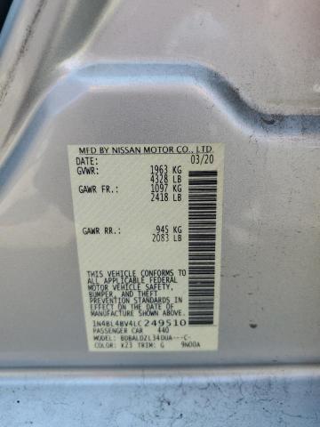 Photo 11 VIN: 1N4BL4BV4LC249510 - NISSAN ALTIMA S 