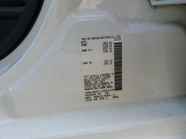 Photo 11 VIN: 1N4BL4BV4LC266520 - NISSAN ALTIMA 