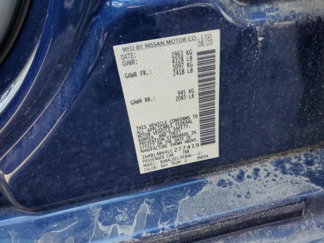 Photo 8 VIN: 1N4BL4BV4LC277419 - NISSAN ALTIMA S 