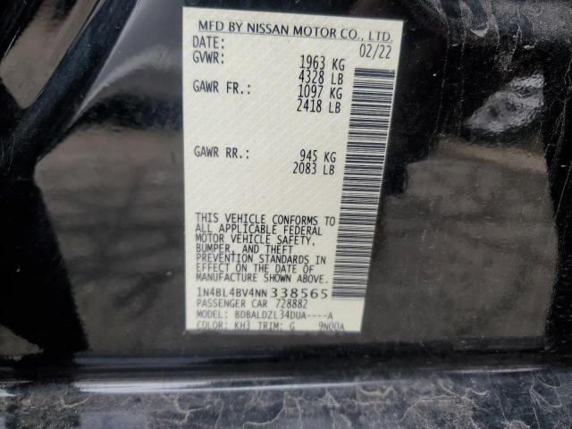 Photo 11 VIN: 1N4BL4BV4NN338565 - NISSAN ALTIMA 