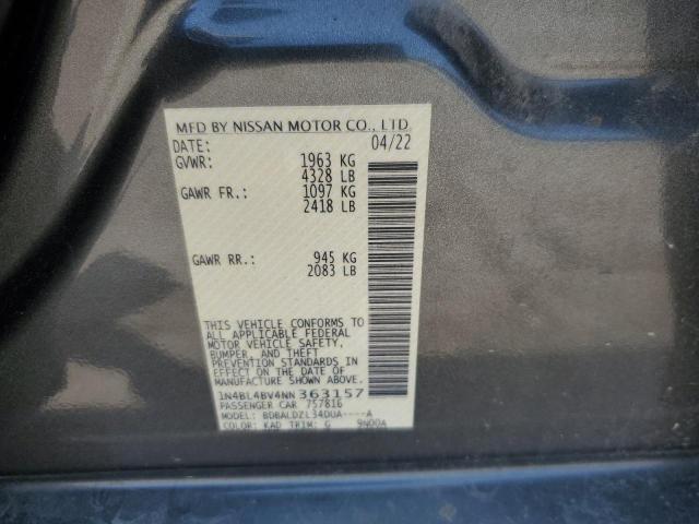 Photo 11 VIN: 1N4BL4BV4NN363157 - NISSAN ALTIMA S 