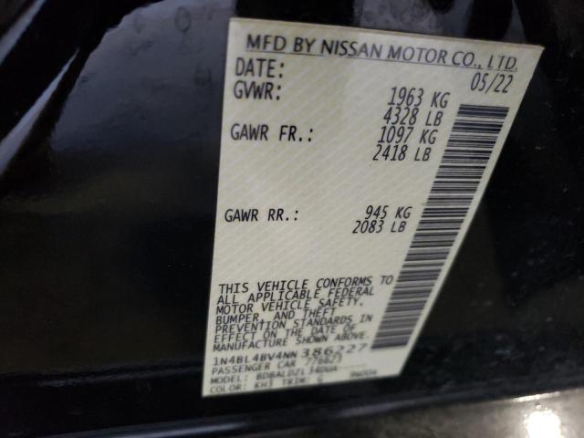 Photo 11 VIN: 1N4BL4BV4NN386227 - NISSAN ALTIMA S 