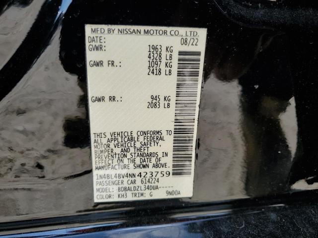 Photo 12 VIN: 1N4BL4BV4NN423759 - NISSAN ALTIMA S 