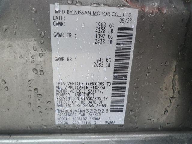 Photo 12 VIN: 1N4BL4BV4RN322923 - NISSAN ALTIMA 