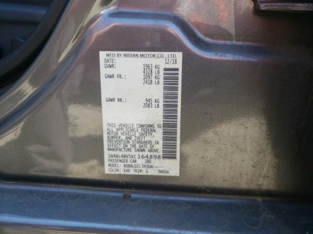 Photo 9 VIN: 1N4BL4BV5KC164898 - NISSAN ALTIMA 