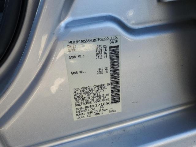 Photo 11 VIN: 1N4BL4BV5KC221696 - NISSAN ALTIMA S 