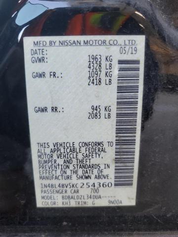 Photo 11 VIN: 1N4BL4BV5KC254360 - NISSAN ALTIMA 