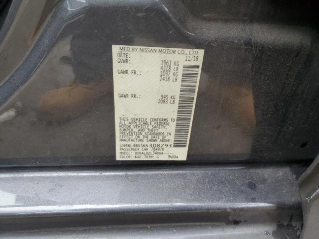 Photo 11 VIN: 1N4BL4BV5KN308793 - NISSAN ALTIMA S 