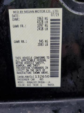 Photo 11 VIN: 1N4BL4BV5LC132650 - NISSAN ALTIMA S 