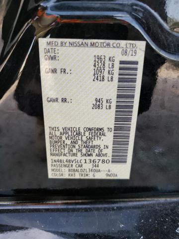 Photo 9 VIN: 1N4BL4BV5LC136780 - NISSAN ALTIMA S 