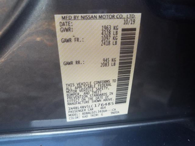 Photo 9 VIN: 1N4BL4BV5LC176485 - NISSAN ALTIMA S 