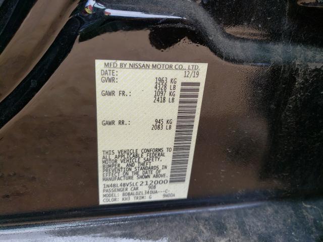 Photo 9 VIN: 1N4BL4BV5LC212000 - NISSAN ALTIMA S 