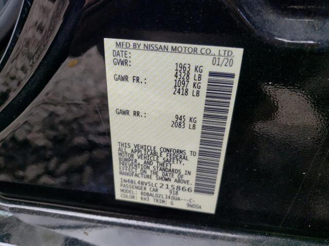 Photo 11 VIN: 1N4BL4BV5LC215866 - NISSAN ALTIMA S 