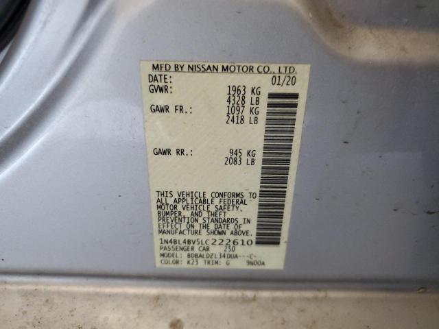 Photo 12 VIN: 1N4BL4BV5LC222610 - NISSAN ALTIMA 