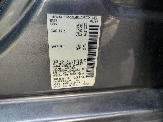 Photo 11 VIN: 1N4BL4BV5LC223160 - NISSAN ALTIMA S 