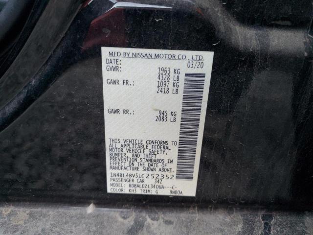 Photo 11 VIN: 1N4BL4BV5LC252352 - NISSAN ALTIMA S 