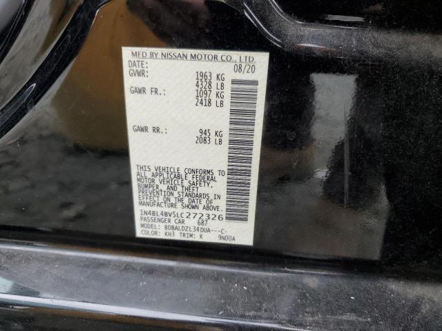 Photo 12 VIN: 1N4BL4BV5LC272326 - NISSAN ALTIMA S 