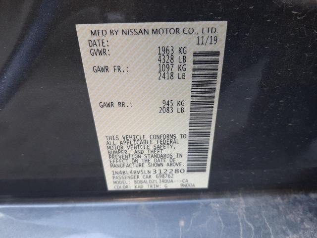 Photo 9 VIN: 1N4BL4BV5LN312280 - NISSAN ALTIMA 