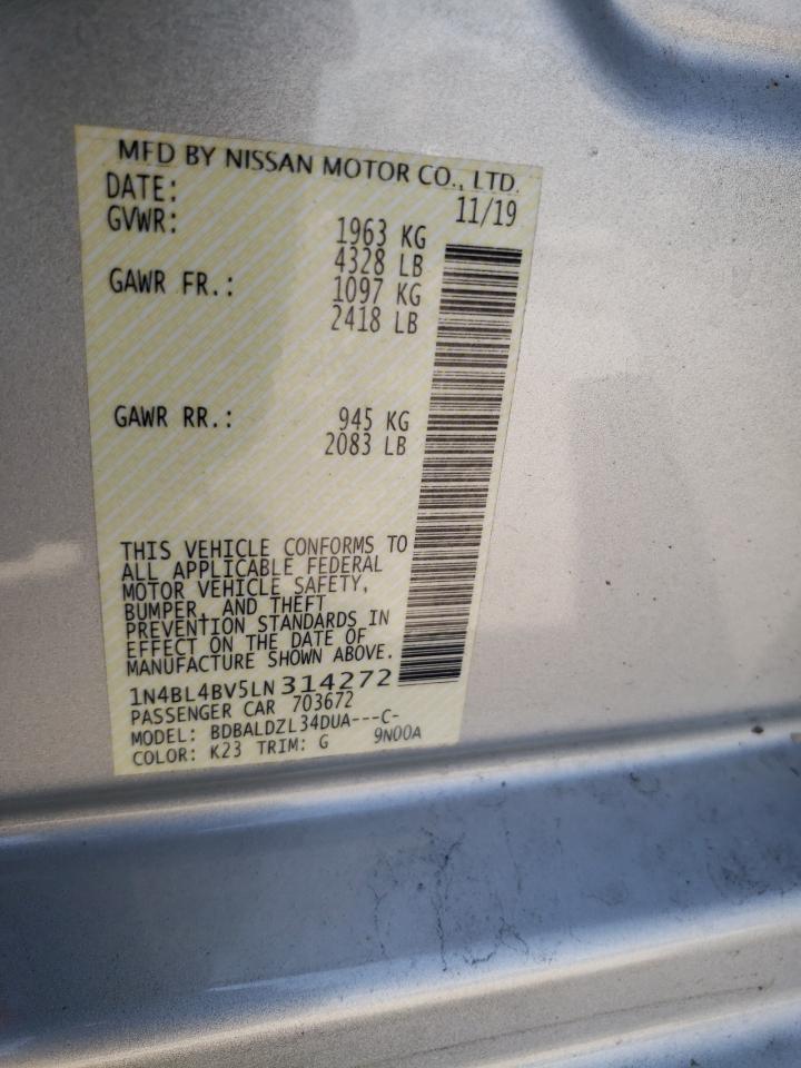 Photo 11 VIN: 1N4BL4BV5LN314272 - NISSAN ALTIMA 