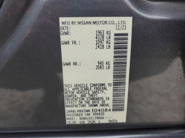 Photo 11 VIN: 1N4BL4BV5NN304084 - NISSAN ALTIMA S 