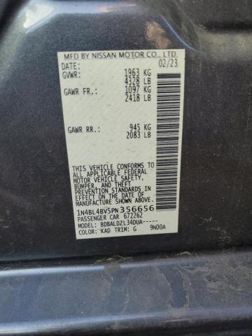 Photo 11 VIN: 1N4BL4BV5PN356656 - NISSAN ALTIMA S 