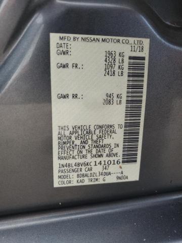 Photo 12 VIN: 1N4BL4BV6KC141016 - NISSAN ALTIMA S 