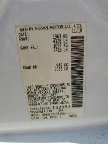 Photo 11 VIN: 1N4BL4BV6KC152954 - NISSAN ALTIMA S 