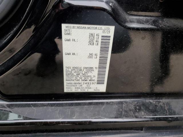 Photo 11 VIN: 1N4BL4BV6KC249197 - NISSAN ALTIMA S 