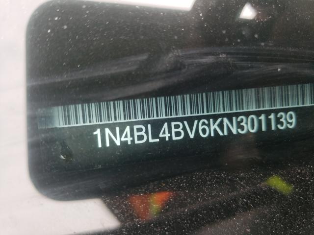 Photo 9 VIN: 1N4BL4BV6KN301139 - NISSAN ALTIMA S 