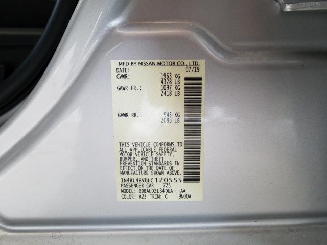 Photo 9 VIN: 1N4BL4BV6LC120555 - NISSAN ALTIMA S 