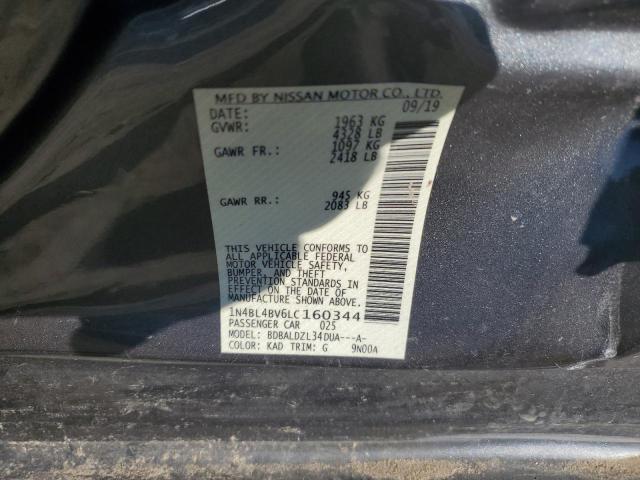 Photo 11 VIN: 1N4BL4BV6LC160344 - NISSAN ALTIMA S 