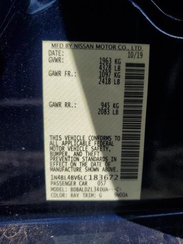 Photo 11 VIN: 1N4BL4BV6LC183672 - NISSAN ALTIMA S 