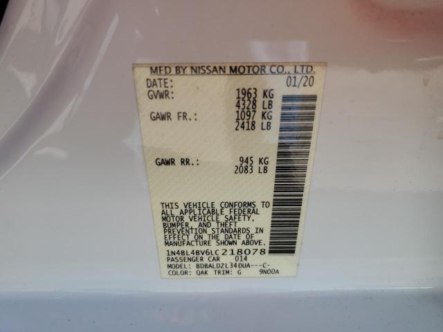 Photo 12 VIN: 1N4BL4BV6LC218078 - NISSAN ALTIMA 