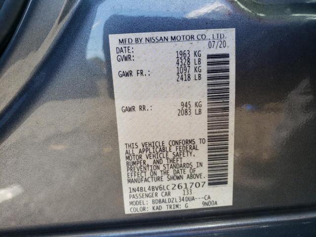 Photo 12 VIN: 1N4BL4BV6LC261707 - NISSAN ALTIMA S 