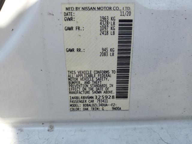 Photo 11 VIN: 1N4BL4BV6MN325928 - NISSAN ALTIMA 