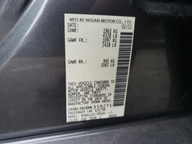 Photo 12 VIN: 1N4BL4BV6MN359271 - NISSAN ALTIMA 