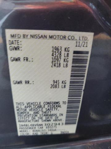 Photo 11 VIN: 1N4BL4BV6NN302943 - NISSAN ALTIMA S 