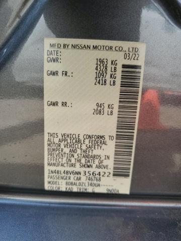 Photo 11 VIN: 1N4BL4BV6NN356422 - NISSAN ALTIMA S 