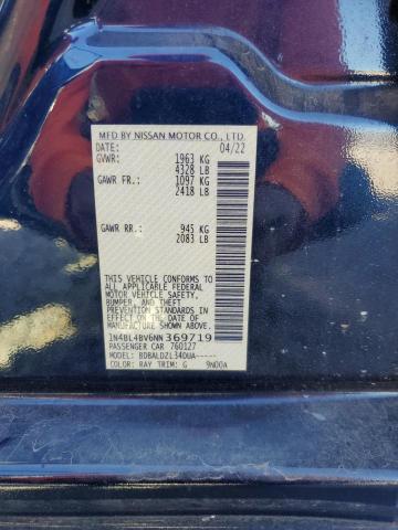 Photo 11 VIN: 1N4BL4BV6NN369719 - NISSAN ALTIMA S 