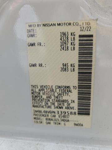 Photo 11 VIN: 1N4BL4BV6PN339588 - NISSAN ALTIMA 