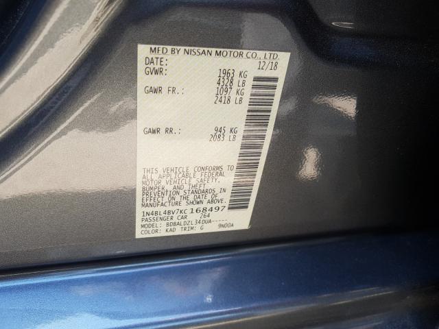 Photo 9 VIN: 1N4BL4BV7KC168497 - NISSAN ALTIMA S 