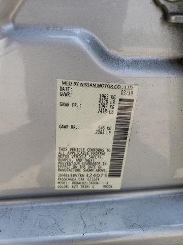 Photo 11 VIN: 1N4BL4BV7KN324073 - NISSAN ALTIMA S 