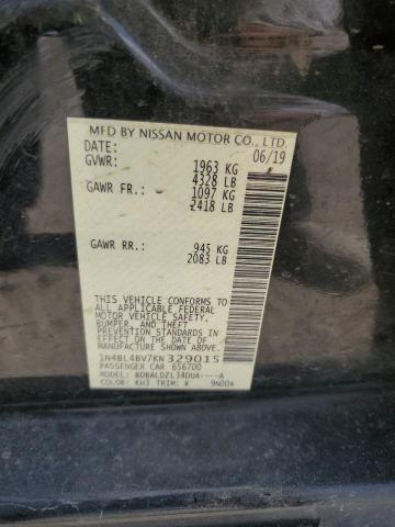 Photo 11 VIN: 1N4BL4BV7KN329015 - NISSAN ALTIMA S 