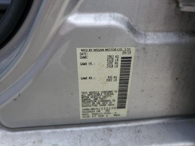 Photo 12 VIN: 1N4BL4BV7LC155220 - NISSAN ALTIMA S 