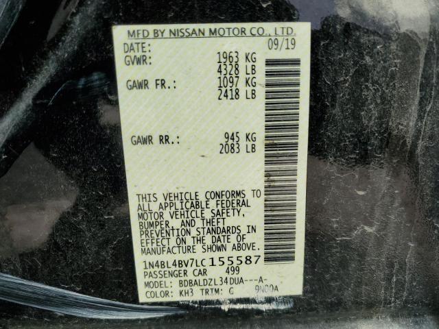 Photo 11 VIN: 1N4BL4BV7LC155587 - NISSAN ALTIMA 