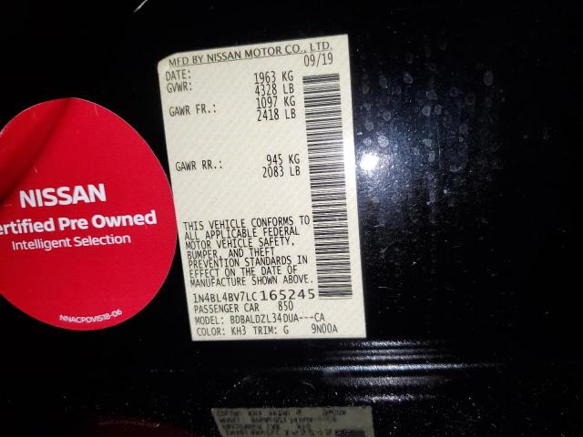 Photo 11 VIN: 1N4BL4BV7LC165245 - NISSAN ALTIMA 