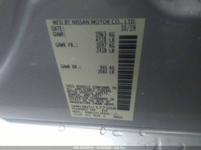 Photo 8 VIN: 1N4BL4BV7LC177508 - NISSAN ALTIMA 