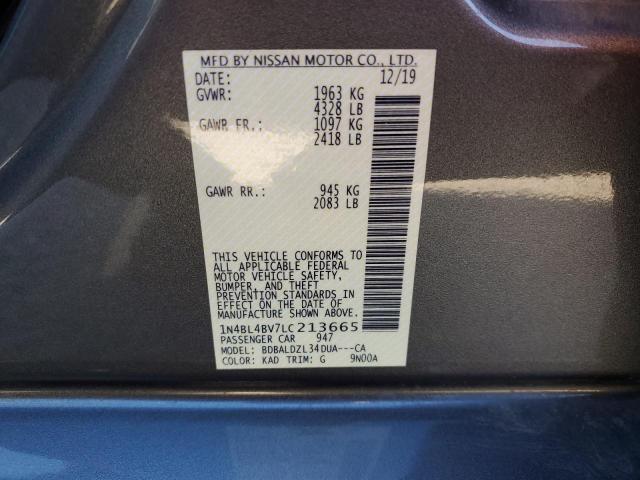 Photo 11 VIN: 1N4BL4BV7LC213665 - NISSAN ALTIMA S 