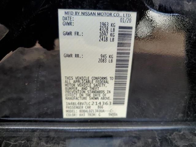 Photo 12 VIN: 1N4BL4BV7LC214363 - NISSAN ALTIMA S 