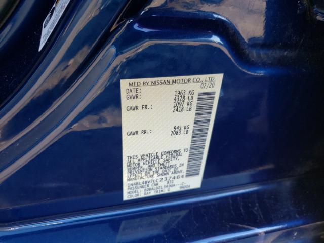 Photo 9 VIN: 1N4BL4BV7LC237464 - NISSAN ALTIMA S 